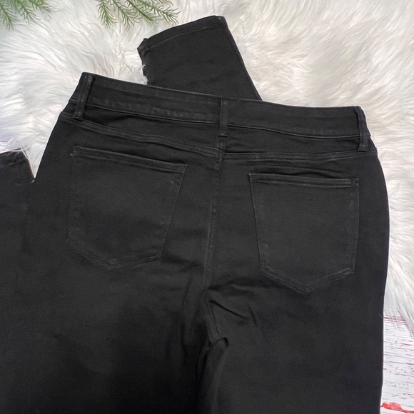 👖NWT🤩 |•ST. JOHN'S BAY•| Jet Black Secret Slender Skinny High Rise Jeans Sz 12 - Picture 3 of 9